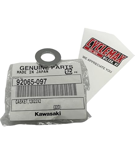 Amazon.com: Kawasaki Gasket,drin Plug Part # 92065-097 : Automotive